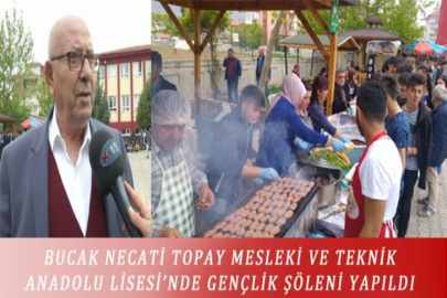 BUCAK NECATİ TOPAY MESLEKİ VE TEKNİK ANADOLU LİSESİ’NDE GENÇLİK ŞÖLENİ YAPILDI