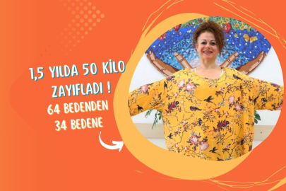 1,5 YILDA 50 KİLO ZAYIFLADI !