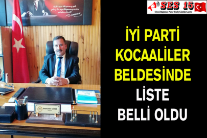 Kocaaliler Beldesinde İyi Parti’nin Listeleri Belli Oldu