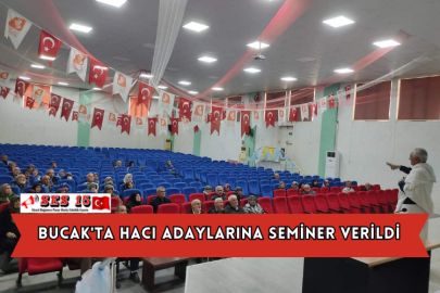 Bucak'ta Hacı Adaylarına Seminer Verildi