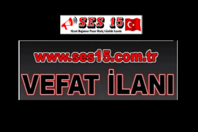 Bucak Vefat Süleyman Yıldız (86)