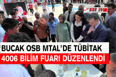 Bucak OSB MTAL’de TÜBİTAK 4006 Bilim Fuarı Düzenlendi