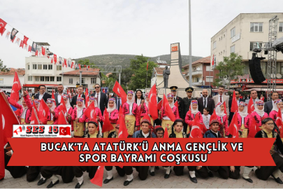 Bucak’ta Atatürk’ü Anma Gençlik Ve Spor Bayramı Coşkusu