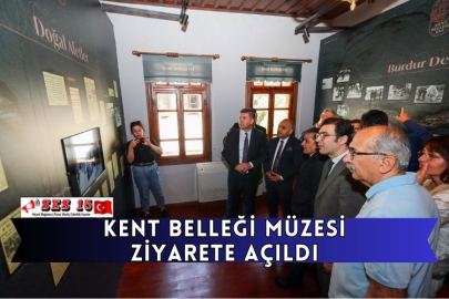 Kent Belleği Müzesi Ziyarete Açıldı