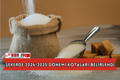 Şekerde 2024-2025 Dönemi Kotaları Belirlendi