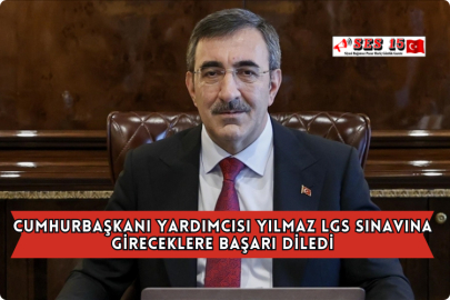 Cumhurbaşkanı Yardımcısı Yılmaz LGS Sınavına Gireceklere Başarı Diledi