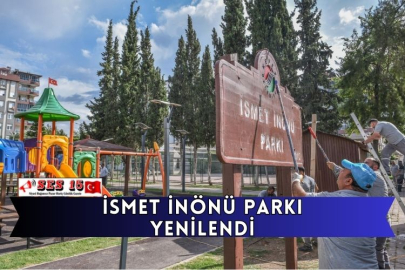 İsmet İnönü Parkı Yenilendi