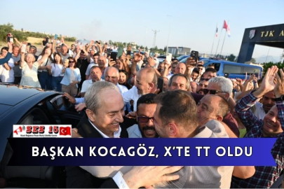 Başkan Kocagöz, X’te TT Oldu