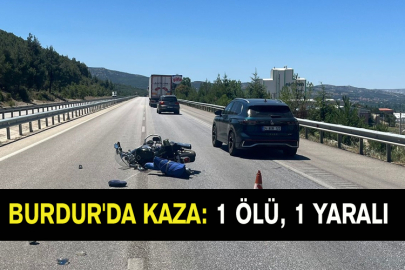 Burdur'da Kaza: 1 Ölü, 1 Yaralı