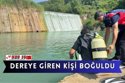 Dereye Giren Kişi Boğuldu