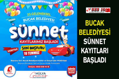 Bucak Belediyesi Sünnet Kayıtları Başladı