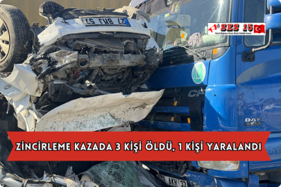 Zincirleme Kazada 3 Kişi Öldü, 1 Kişi Yaralandı