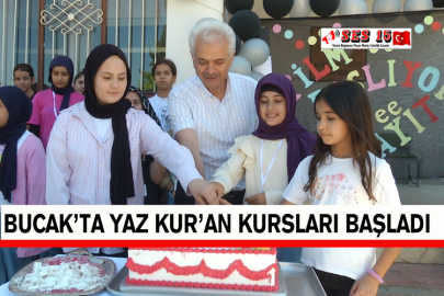 Bucak’ta Yaz Kur’an Kursları Başladı