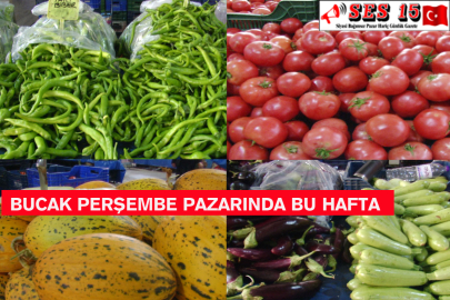 Bucak Perşembe Pazarında Bu Hafta