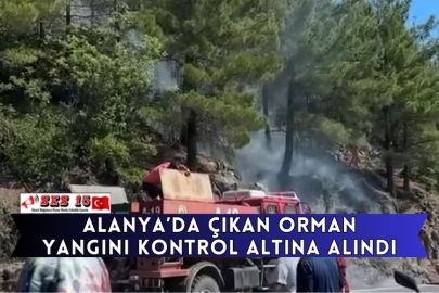 Alanya’da Çıkan Orman Yangını Kontrol Altına Alındı