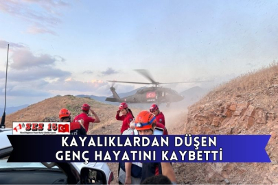 Kayalıklardan Düşen Genç Hayatını Kaybetti