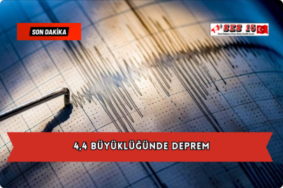  4,4 Büyüklüğünde Deprem