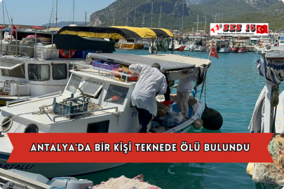 Antalya'da Bir Kişi Teknede Ölü Bulundu