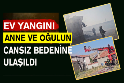 Evde Çıkan Yangında 2 Kişi Öldü