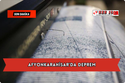 Afyonkarahisar'da Deprem