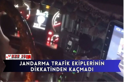 Jandarma Trafik Ekiplerinin Dikkatinden Kaçmadı