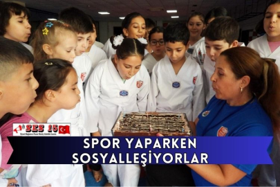 Spor Yaparken Sosyalleşiyorlar