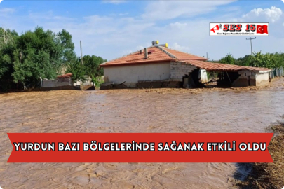 Yurdun Bazı Bölgelerinde Sağanak Etkili Oldu