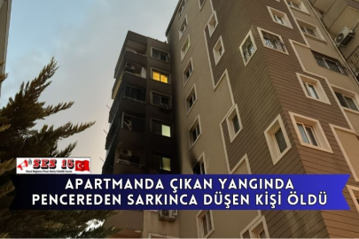 Apartmanda Çıkan Yangında Pencereden Sarkınca Düşen Kişi Öldü