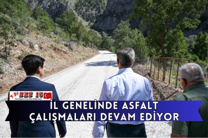 İl Genelinde Asfalt Çalışmaları Devam Ediyor