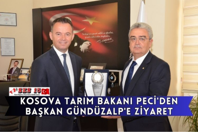 Kosova Tarım Bakanı Peci'den Başkan Gündüzalp'e Ziyaret