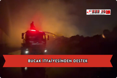 Bucak İtfaiyesinden Destek