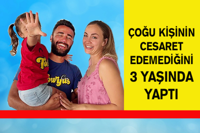 Çoğu Kişinin Cesaret Edemediğini 3 Yaşında Yaptı