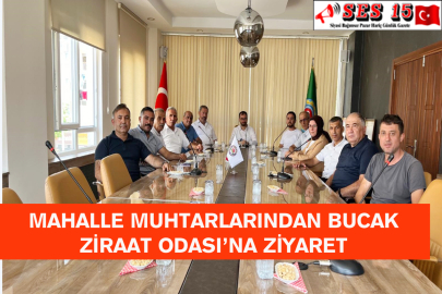 Mahalle Muhtarlarından Bucak Ziraat Odası’na Ziyaret