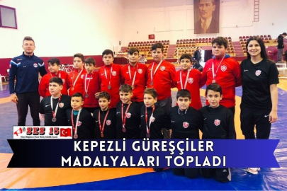 Kepezli Güreşçiler Madalyaları Topladı