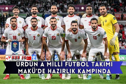 Ürdün A Milli Futbol Takımı MAKÜ'de Hazırlık Kampında