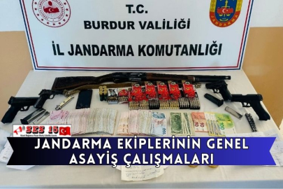 Jandarma Ekiplerinin Genel Asayiş Çalışmaları