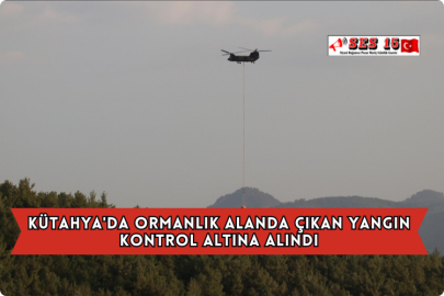 Kütahya'da Ormanlık Alanda Çıkan Yangın Kontrol Altına Alındı