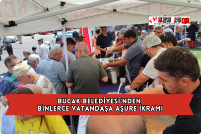 Bucak Belediyesi’nden Binlerce Vatandaşa Aşure İkramı