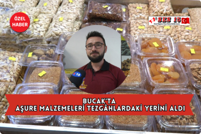 Bucak'ta Aşure Malzemeleri Tezgâhlardaki Yerini Aldı