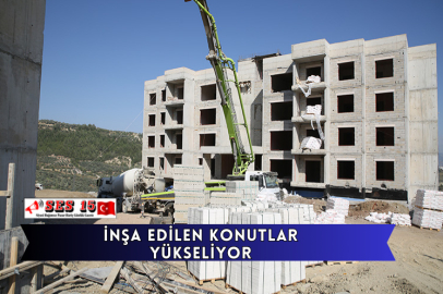 İnşa Edilen Konutlar Yükseliyor