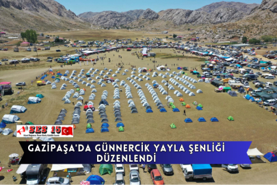 Gazipaşa'da Günnercik Yayla Şenliği Düzenlendi