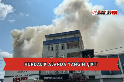 Hurdalık Alanda Yangın Çıktı