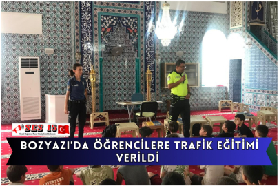 Bozyazı'da Öğrencilere Trafik Eğitimi Verildi