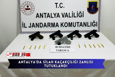 Antalya'da Silah Kaçakçılığı Zanlısı Tutuklandı