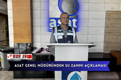 Asat Genel Müdüründen Su Zammı Açıklaması