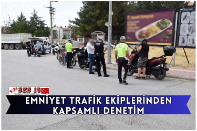 Emniyet Trafik Ekiplerinden Kapsamlı Denetim