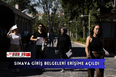 Sınava Giriş Belgeleri Erişime Açıldı