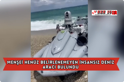 Menşei Henüz Belirlenemeyen İnsansız Deniz Aracı Bulundu