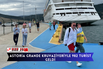 Astoria Grande Kruvaziyeriyle 982 Turist Geldi