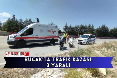 Bucak'ta Trafik Kazası: 3 Yaralı